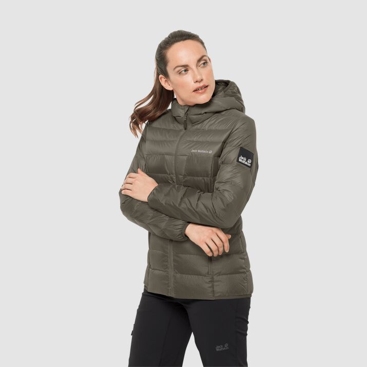 Chamarra Pluma Jack Wolfskin Dna Tundra Mujer Verdes Oscuro Mexico-6728945